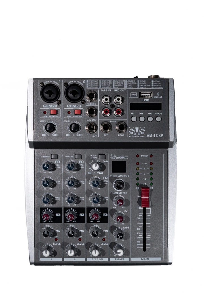 SVS Audiotechnik mixers AM-4 DSP Аналоговый микшерный пульт, 4-канала в Верхнем Тагиле