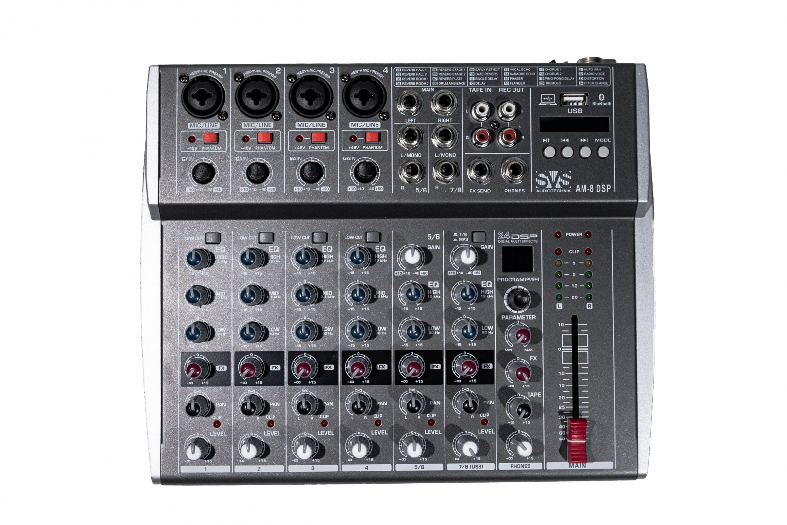 SVS Audiotechnik mixers AM-8 DSP Микшерный пульт аналоговый, 8-канальный в Верхнем Тагиле