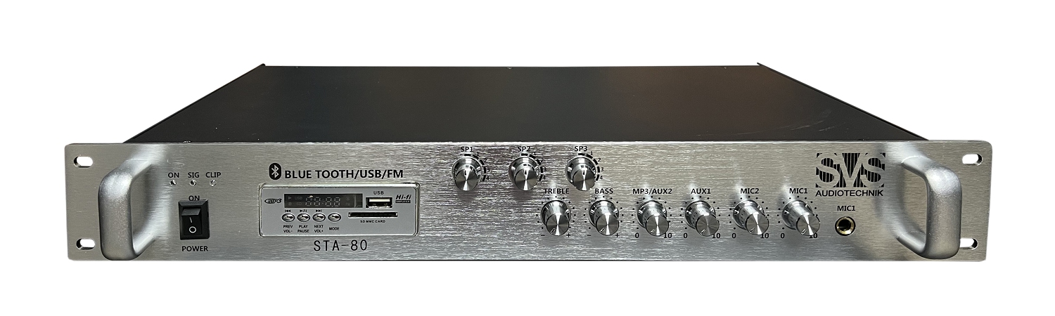 SVS Audiotechnik STA-80 Микшер-усилитель для систем Public Address в Верхнем Тагиле